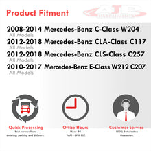 Load image into Gallery viewer, Mercedes C-Class W204 2008-2014 / CLA-Class C117 / CLS-Class C257 2012-2018 / E-Class W212 C207 2010-2017 / GLA-Class X156 2015-2020 / GLK-Class 2010-2015 / S-Class W221 2010-2013 Front White LED Side Mirror Puddle Lights Clear Len