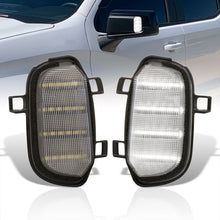 Load image into Gallery viewer, Chevrolet Silverado 1500 2019-2021 / 1500 LD 2019-2021 / GMC Sierra 1500 2019-2021 Front White LED Side Mirror Marker Lights Clear Len