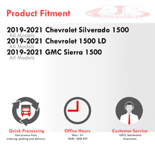 Load image into Gallery viewer, Chevrolet Silverado 1500 2019-2021 / 1500 LD 2019-2021 / GMC Sierra 1500 2019-2021 Front White LED Side Mirror Marker Lights Clear Len