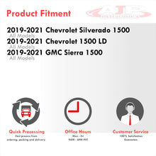 Load image into Gallery viewer, Chevrolet Silverado 1500 2019-2021 / 1500 LD 2019-2021 / GMC Sierra 1500 2019-2021 Front White LED Side Mirror Marker Lights Smoke Len
