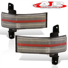 Load image into Gallery viewer, Chevrolet Silverado 1500 2014-2018 / 1500LD 2019 / 2500HD 3500HD 2015-2019 / GMC Sierra 1500 2014-2018 / 1500LD 2019 / 2500HD 3500HD 2015-2019 Front Amber Sequential LED Side Mirror Signal Marker Lights Clear Len
