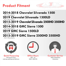 Load image into Gallery viewer, Chevrolet Silverado 1500 2014-2018 / 1500LD 2019 / 2500HD 3500HD 2015-2019 / GMC Sierra 1500 2014-2018 / 1500LD 2019 / 2500HD 3500HD 2015-2019 Front Amber Sequential LED Side Mirror Signal Marker Lights Clear Len