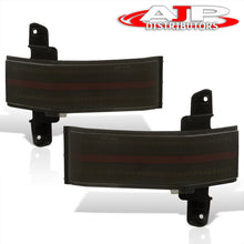 Load image into Gallery viewer, Chevrolet Silverado 1500 2014-2018 / 1500LD 2019 / 2500HD 3500HD 2015-2019 / GMC Sierra 1500 2014-2018 / 1500LD 2019 / 2500HD 3500HD 2015-2019 Front Amber Sequential LED Side Mirror Signal Marker Lights Smoke Len