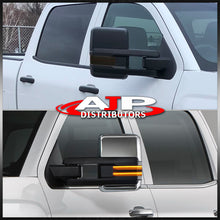 Load image into Gallery viewer, Chevrolet Silverado 1500 2014-2018 / 1500LD 2019 / 2500HD 3500HD 2015-2019 / GMC Sierra 1500 2014-2018 / 1500LD 2019 / 2500HD 3500HD 2015-2019 Front Amber Sequential LED Side Mirror Signal Marker Lights Smoke Len