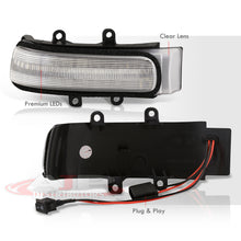 Load image into Gallery viewer, Toyota 4Runner 2010-2013 / Highlander 2008-2013 / RAV4 2009-2012 / Sienna 2014-2020 / Tacoma 2012-2015 Front Amber Sequential LED Side Mirror Signal Marker Lights Clear Len