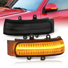 Load image into Gallery viewer, Toyota 4Runner 2010-2013 / Highlander 2008-2013 / RAV4 2009-2012 / Sienna 2014-2020 / Tacoma 2012-2015 Front Amber Sequential LED Side Mirror Signal Marker Lights Smoke Len
