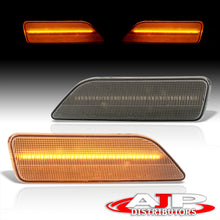 Load image into Gallery viewer, Mercedes Benz CLS500 CLS55 C219 2006-2006 / CLS550 CLS63 2007-2011 Front Amber LED Side Marker Lights Clear Len
