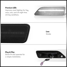 Load image into Gallery viewer, Mercedes Benz CLS500 CLS55 C219 2006-2006 / CLS550 CLS63 2007-2011 Front White LED Side Marker Lights Smoke Len