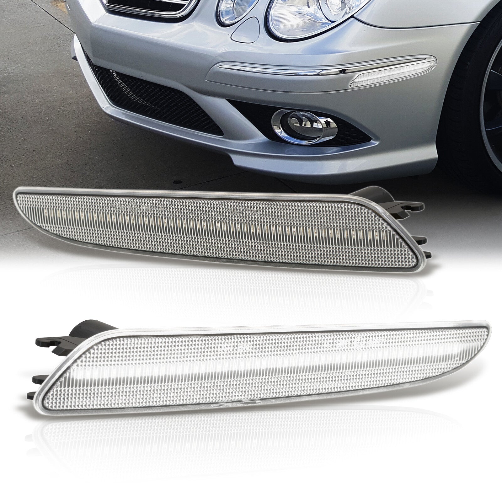 Mercedes Benz E-Class W211 E320 E350 E550 E63 AMG 2007-2009 Front 