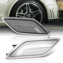 Load image into Gallery viewer, Mercedes Benz E-Class W212 C207 A207 E300 E350 E550 E63 AMG 2010-2013 Front White LED Side Marker Lights Clear Len