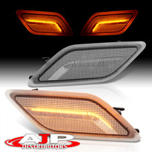 Load image into Gallery viewer, Mercedes Benz E-Class W212 C207 A207 E300 E350 E550 E63 AMG 2010-2013 Front Amber LED Side Marker Lights Clear Len
