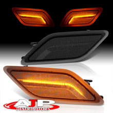 Load image into Gallery viewer, Mercedes Benz E-Class W212 C207 A207 E300 E350 E550 E63 AMG 2010-2013 Front Amber LED Side Marker Lights Smoke Len