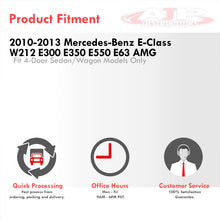 Load image into Gallery viewer, Mercedes Benz E-Class W212 C207 A207 E300 E350 E550 E63 AMG 2010-2013 Front Amber LED Side Marker Lights Smoke Len