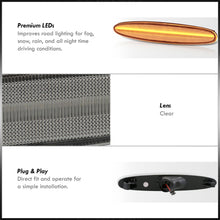 Load image into Gallery viewer, Mazda 6 2003-2008 Front Amber LED Side Marker Lights Clear Len