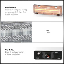 Load image into Gallery viewer, Chevrolet Camaro 1982-1992 / Pontiac Firebird 1982-1992 Front Amber LED Side Marker Lights Clear Len