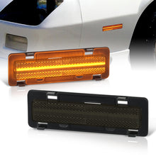 Load image into Gallery viewer, Chevrolet Camaro 1982-1992 / Pontiac Firebird 1982-1992 Front Amber LED Side Marker Lights Smoke Len