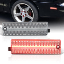 Load image into Gallery viewer, Chevrolet Camaro 1993-2002 Rear Red LED Side Marker Lights Clear Len
