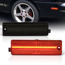 Load image into Gallery viewer, Chevrolet Camaro 1993-2002 Rear Red LED Side Marker Lights Smoke Len