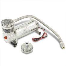 Load image into Gallery viewer, 1/4'' 200PSI 480C 12V Air Suspension Compressor Pump Kit Chrome