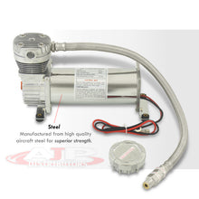 Load image into Gallery viewer, 1/4'' 200PSI 480C 12V Air Suspension Compressor Pump Kit Chrome