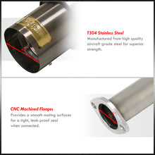 Load image into Gallery viewer, Honda Civic EX 2001-2005 N1 Style Stainless Steel Catback Exhaust System Gunmetal (Piping: 2.5" / 65mm | Tip: 4.5")