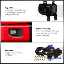 Load image into Gallery viewer, Ford F150 2015-2017 Front Fog Lights Clear Len (Includes Switch & Wiring Harness)