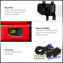 Load image into Gallery viewer, Ford F150 2015-2017 Front Fog Lights Yellow Len (Includes Switch & Wiring Harness)