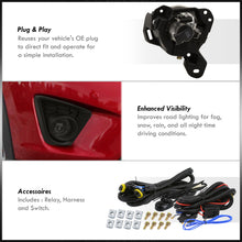 Load image into Gallery viewer, Mazda CX-5 2013-2016 Front Fog Lights Smoked Len (Includes Switch & Wiring Harness)