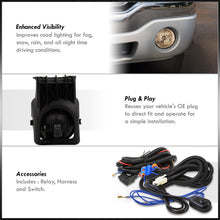 Load image into Gallery viewer, GMC Sierra 1500 1500HD 2500HD 3500 2003-2006 / Classic 2007 Front Fog Lights Smoked Len (Includes Switch & Wiring Harness)