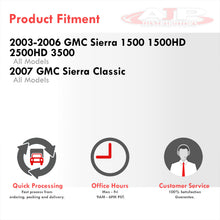 Load image into Gallery viewer, GMC Sierra 1500 1500HD 2500HD 3500 2003-2006 / Classic 2007 Front Fog Lights Yellow Len (Includes Switch & Wiring Harness)