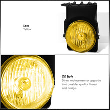 Load image into Gallery viewer, GMC Sierra 1500 1500HD 2500HD 3500 2003-2006 / Classic 2007 Front Fog Lights Yellow Len (Includes Switch & Wiring Harness)