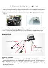 Load image into Gallery viewer, Mercedes G-Class W463 G500 1990-2018 / G55 AMG 2003-2011 / G550 2009-2012 Front Fender Sequential Turn Signal Lights Clear