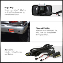 Load image into Gallery viewer, Mercedes G-Class W463 G500 G550 G55 1986-2018 2-in-1 Function LED Rear Fog Light (Reverse/Running) Red Lens