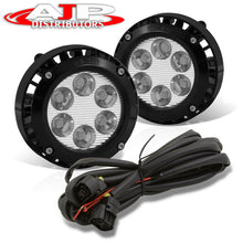 Load image into Gallery viewer, Chevrolet Avalanche Camaro Colorado Silverado Suburban Tahoe / GMC Acadia Canyon Sierra Yukon / Pontiac G6 G8 Replacement LED Fog Lights Clear Lens (Compatible with Round Fog Light Models Only & Requires Reuse of OEM Brackets)