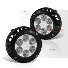 Load image into Gallery viewer, Chevrolet Avalanche Camaro Colorado Silverado Suburban Tahoe / GMC Acadia Canyon Sierra Yukon / Pontiac G6 G8 Replacement LED Fog Lights Clear Lens (Compatible with Round Fog Light Models Only & Requires Reuse of OEM Brackets)