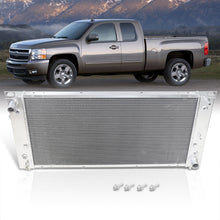 Load image into Gallery viewer, Chevrolet Silverado 1500 1999-2013 / GMC Sierra 1500 1999-2006 4.3L 4.8L 5.3L V8 Automatic Transmission Aluminum Radiator (34" CORE)