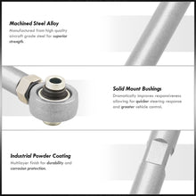 Load image into Gallery viewer, BMW 3 Series E90 E92 E93 RWD 2006-2011 / 1 Series E82 E88 RWD 2008-2013 Rear Control Toe Arms Kit Silver (Will Not Fit M3 & 1M Models)