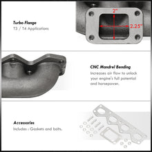 Load image into Gallery viewer, Mazda Miata MX5 1989-1993 1.6L T3/T4 Cast Iron Turbo Manifold