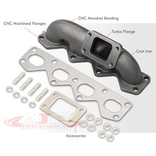 Load image into Gallery viewer, Mazda Miata MX5 1989-1993 1.6L T3/T4 Cast Iron Turbo Manifold