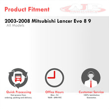 Load image into Gallery viewer, Mitsubishi Lancer Evo 8 9 2003-2008 N1 Style Stainless Steel Catback Exhaust System (Piping: 3.0" / 76mm | Tip: 4.5")