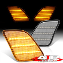 Load image into Gallery viewer, Mercedes Benz CLS63 AMG W218 2012-2014 / S-Class W221 2010-2013 Front Amber LED Side Marker Lights Clear Len