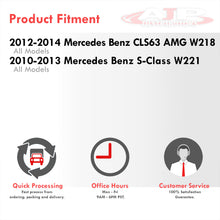 Load image into Gallery viewer, Mercedes Benz CLS63 AMG W218 2012-2014 / S-Class W221 2010-2013 Front Amber LED Side Marker Lights Clear Len