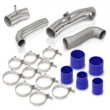Load image into Gallery viewer, Toyota 86 2013-2021 / Scion FRS 2013-2016 / Subaru BRZ 2013-2021 Bolt-On Aluminum Polished Piping Kit + Blue Couplers