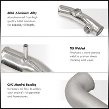 Load image into Gallery viewer, Toyota 86 2013-2021 / Scion FRS 2013-2016 / Subaru BRZ 2013-2021 Bolt-On Aluminum Polished Piping Kit + Blue Couplers