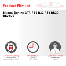 Load image into Gallery viewer, Nissan Skyline GTR R32 R33 R34 RB20 RB25DET Bolt-On Aluminum Polished Piping Kit + Blue Couplers
