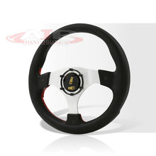 Load image into Gallery viewer, Universal 320mm Fusion Style Aluminum Steering Wheel Black / Red