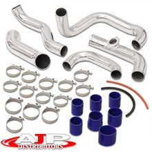 Load image into Gallery viewer, Honda S2000 2000-2009 Bolt-On Aluminum Polished Piping Kit + Blue Couplers
