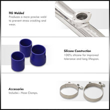 Load image into Gallery viewer, Honda S2000 2000-2009 Bolt-On Aluminum Polished Piping Kit + Blue Couplers