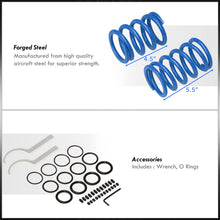 Load image into Gallery viewer, Hyundai Tiburon 1996-1998 Coilover Sleeves Kit Blue