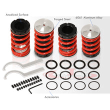 Load image into Gallery viewer, Hyundai Tiburon 1996-1998 Coilover Sleeves Kit Red